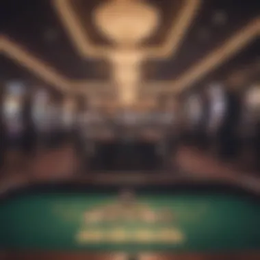 Exciting Atmosphere of Carter Casino Glimpse of a vibrant gaming floor filled with excitement
