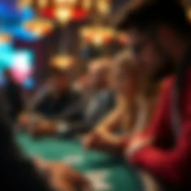 Engagement with Three Card Poker Apps on Mobile Devices Players engaging with a three card poker app on mobile devices