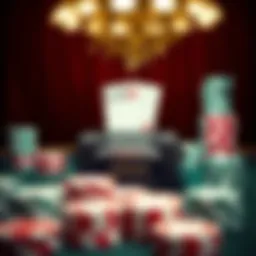 Electric card shuffler in action