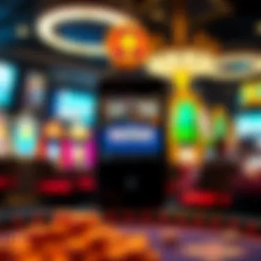 Virtual Casino Experience on Facebook A virtual casino setup on Facebook showcasing various games