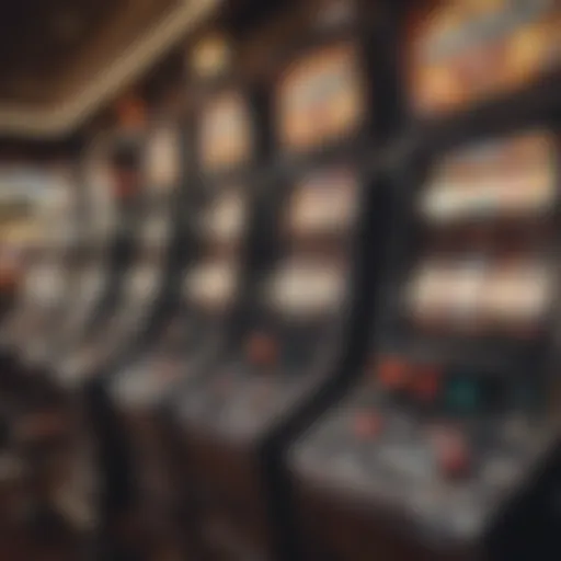 A vibrant slot machine displaying potential winnings