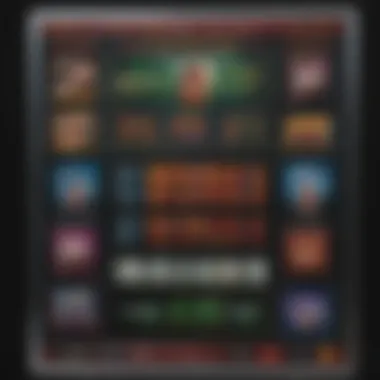 User Interface of Bob Dancer's Video Poker Software Screenshot of Bob Dancer's video poker software interface showcasing game options