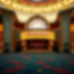 Exterior view of Caesars Casino showcasing its grandeur