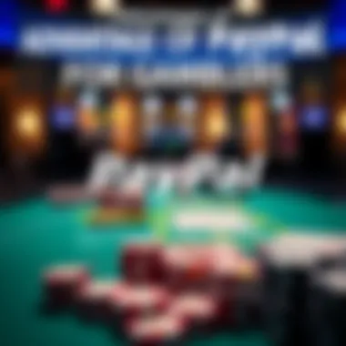 Advantages of PayPal for Gamblers Graphic showing benefits of using PayPal in casinos