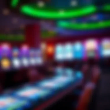 Engaging atmosphere of a video poker environment