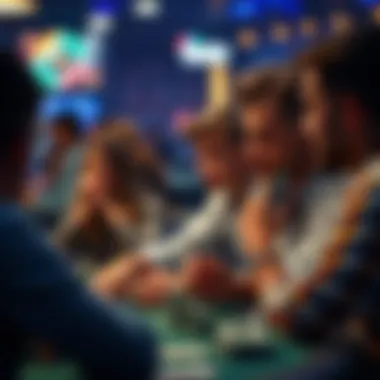 An engaging player strategizing in a gaming session