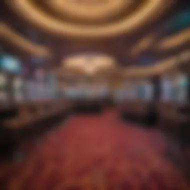 Vibrant Casino Experience Vibrant casino floor at Cosmopolitan Las Vegas showcasing free play options