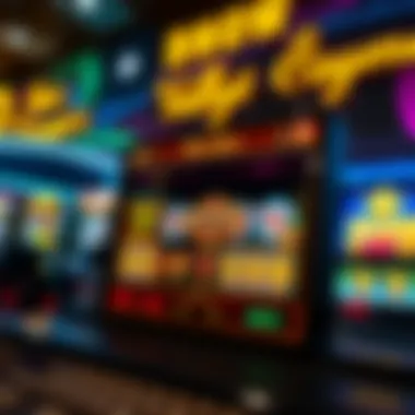 Dynamic slot interface with vibrant graphics