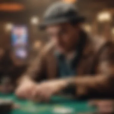 Ethical Considerations in Online Gambling A thought-provoking image depicting the ethics of gambling