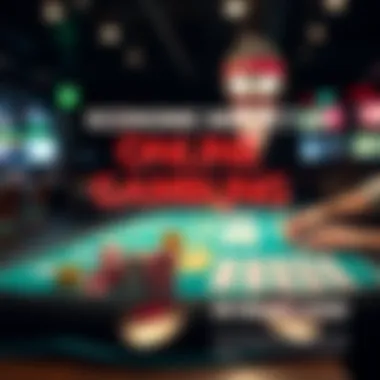 Economic Impacts of Online Gambling An infographic illustrating the economic impact of online gambling