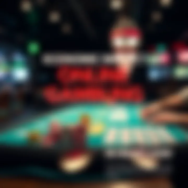 Economic Impacts of Online Gambling An infographic illustrating the economic impact of online gambling