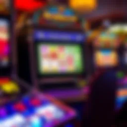 A vibrant display of Aristocrat slot machine graphics