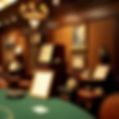 Historical artifacts related to Mark Twain displayed within the casino.