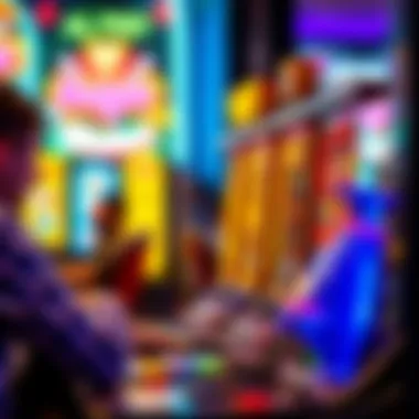 Social interaction features in slot games