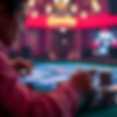 Illustration of online gambling strategy enhancement