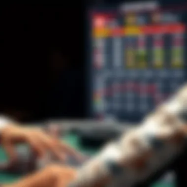 Mechanics of Live Betting Illustration of live betting mechanics and in-game statistics.