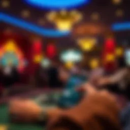 User navigating the Foxwoods Online App interface