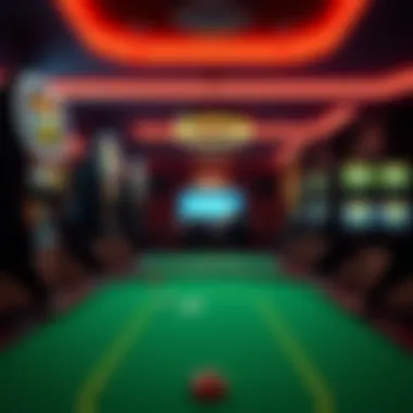 Responsible Gaming Environment A serene gaming environment emphasizing responsible gaming practices