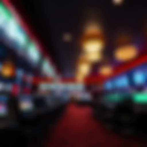 Inside the Freehold Raceway Sportsbook Interior view of the Freehold Raceway Sportsbook showcasing betting stations