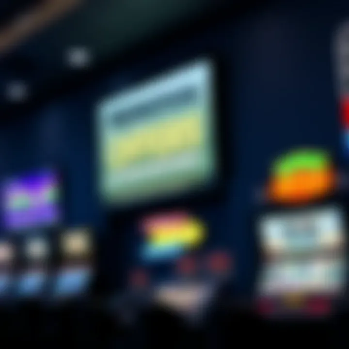 Promotional Offers at Freehold Raceway Promotional signage in the Freehold Raceway Sportsbook