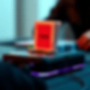 Future Trends in Card Shuffling Technology Futuristic electric card shuffler concept