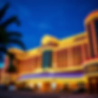 Golden Nugget Casino Iconic Architecture Golden Nugget Casino exterior view showcasing its iconic architecture