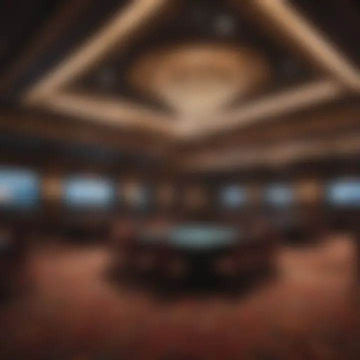 Spacious event hall ready for hosting gatherings