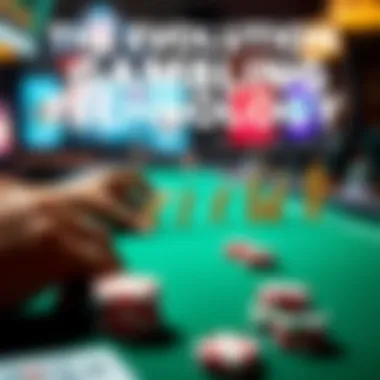 An infographic illustrating the evolution of mobile gambling technologies over the years.