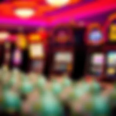 Diverse Casino Slot Machines A diverse selection of casino slot machines, showcasing various themes and designs.