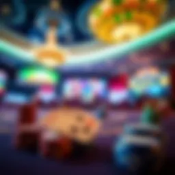 Visual representation of online casino bonuses