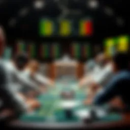 A strategic analysis board depicting sports betting