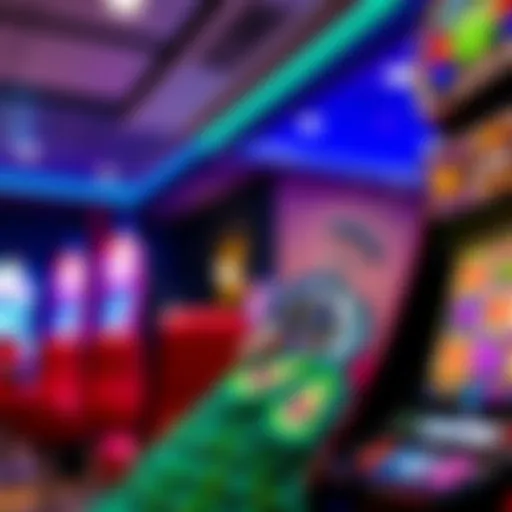 Colorful representation of the Peacock Magic theme