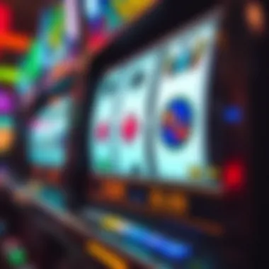 Intricate Gameplay Mechanics of Peacock Magic Close-up of the slot machine interface