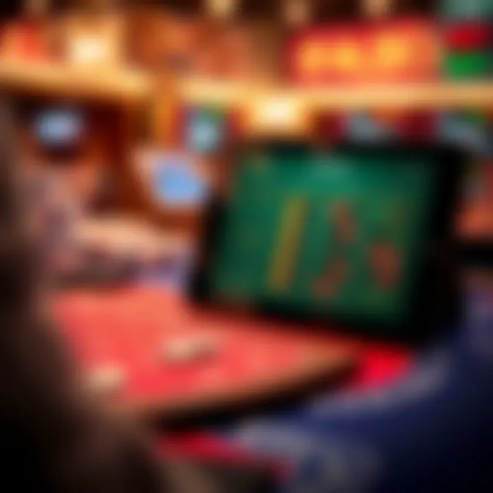 A strategic overview of Sic Bo betting options displayed on a tablet