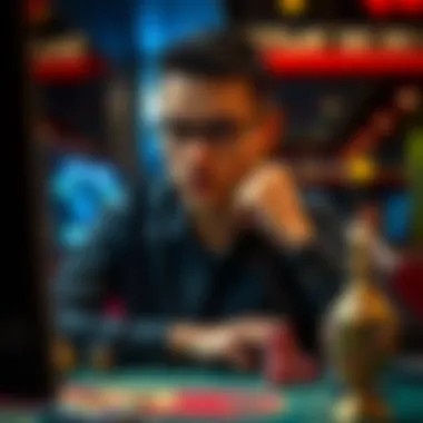 A thoughtful player analyzing Sic Bo strategies in an online setting