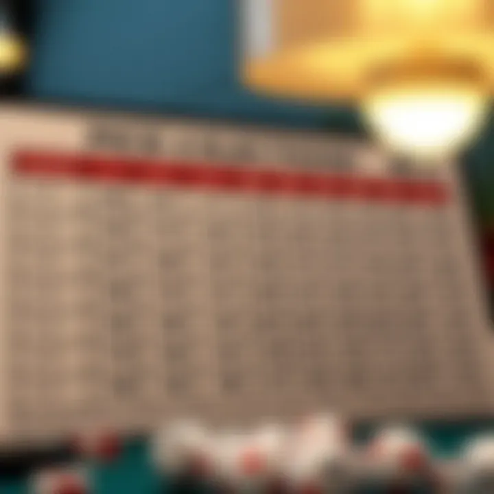 Number Selection Techniques for Pick 4 Lottery Chart depicting number selection methods for Pick 4