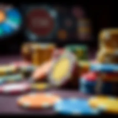 Historical Collection of Casino Chips Historical collection of casino chips from various eras