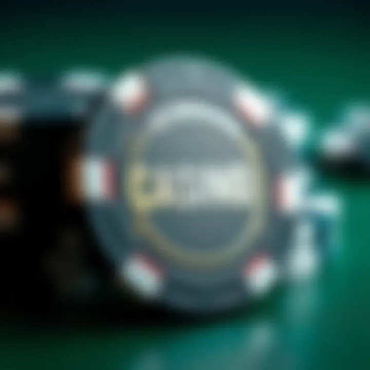 Modern Casino Chip with Security Features Modern casino chip with advanced security features