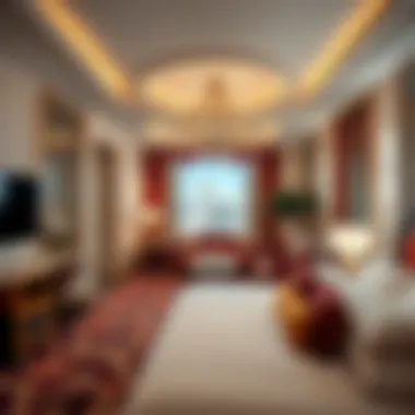 Luxurious suite interior at The Palms