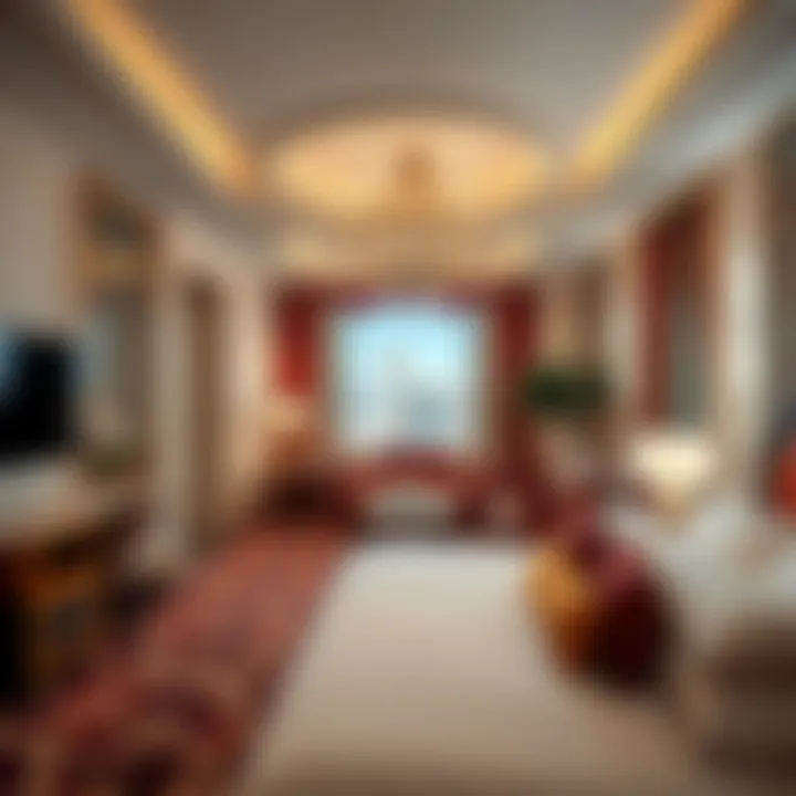 Luxurious suite interior at The Palms