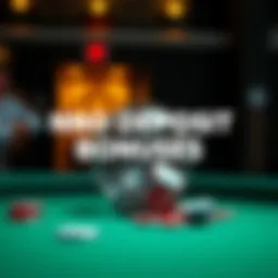 Illustration showcasing various online casino no deposit bonuses.