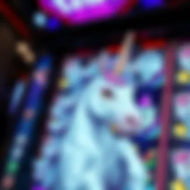 Engaging Gameplay Interface of Unicorn Slot Gameplay interface of the unicorn slot machine